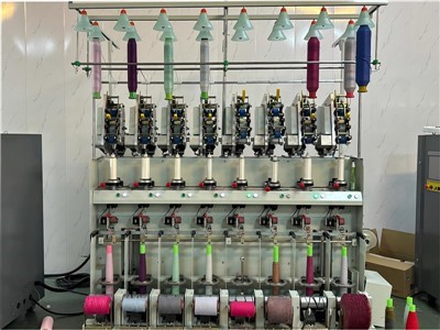 Cincin mesin berpusing mewah bobbin dua warna